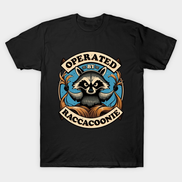 Raccoon Supremacy - Evil Trash Panda T-Shirt by Snouleaf